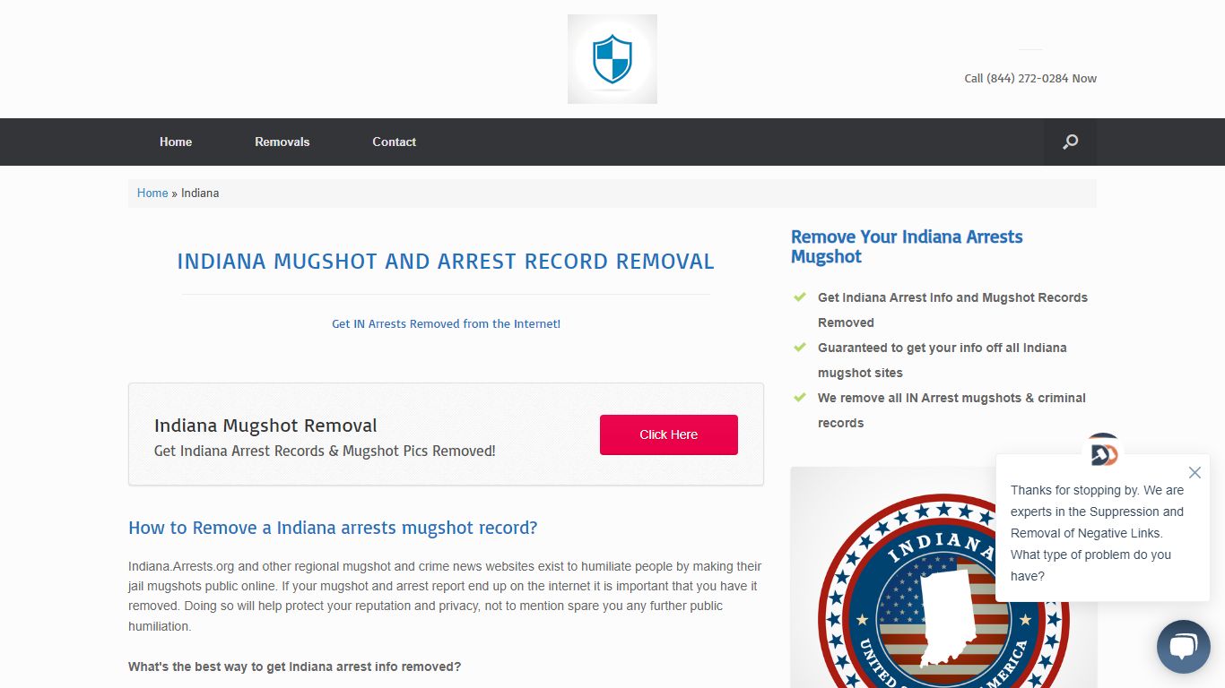Indiana Mugshot Removal - Remove Arrests.org